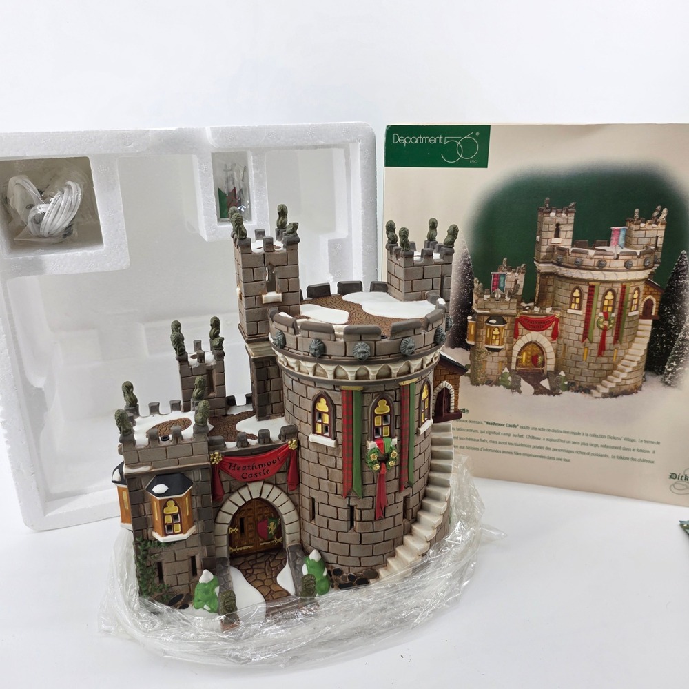 Department 56 Heathmoor Castle Dickens Village Series 58313 Christmas new